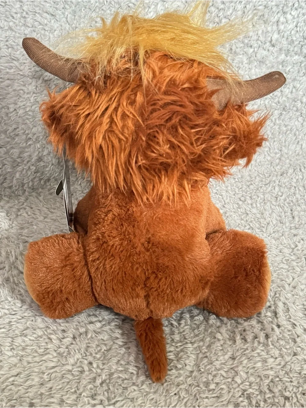 Toy Factory Angus Highland Cow Plush 9” Brown Stuffed Animal Soft Toy